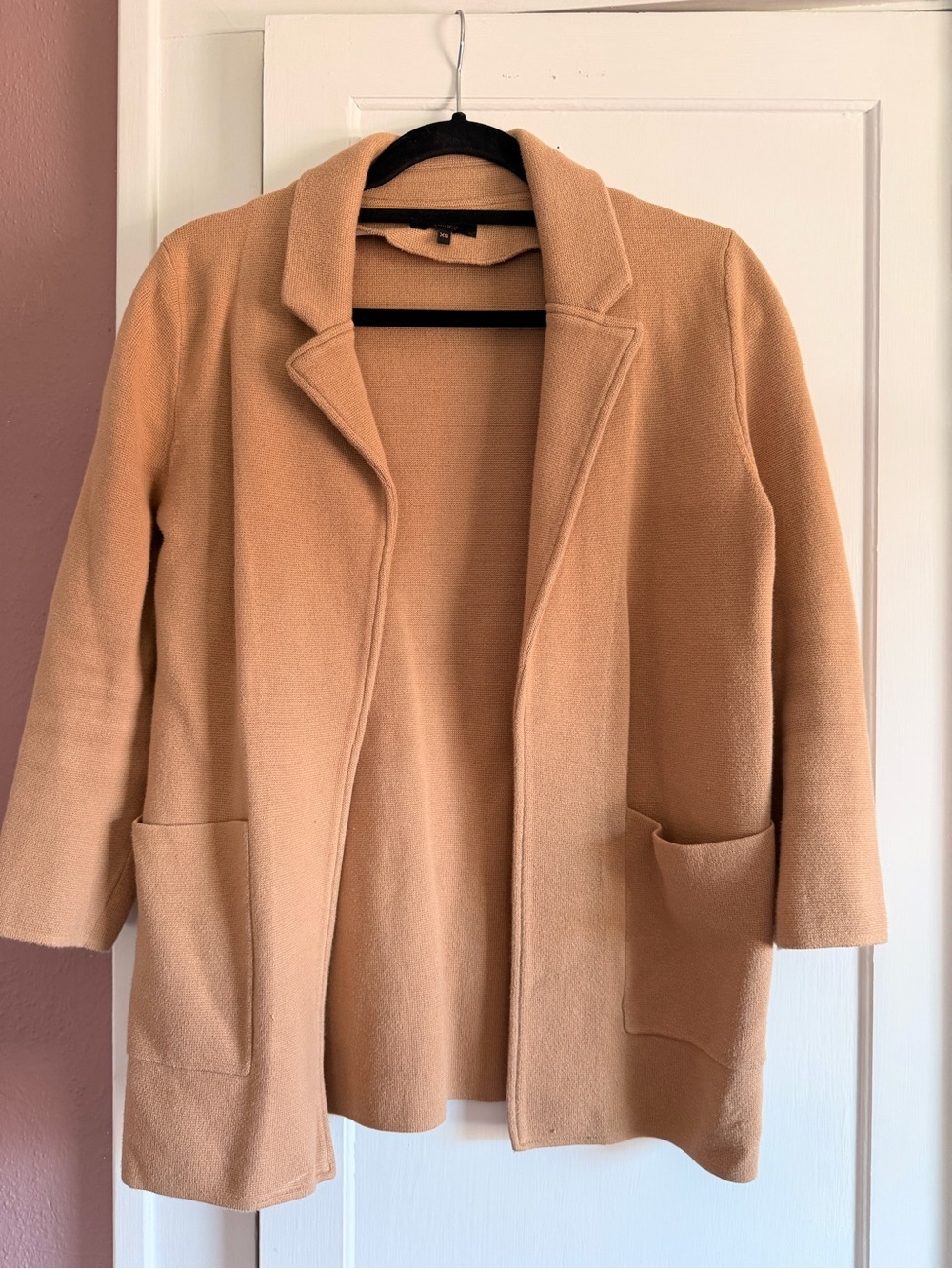 Quince Open-Front Camel Coatigan - Women's Jacket & Coat
